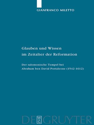 cover image of Glauben und Wissen im Zeitalter der Reformation
